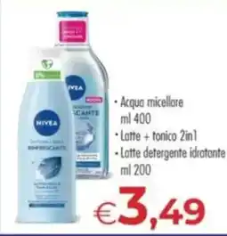 MerSi Supermercati Nivea latte detergente idratante offerta