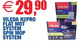 Casalandia Vileda H2PRO flat mop system spin mop system offerta