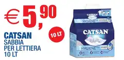 Casalandia Catsan sabbia per lettiera offerta