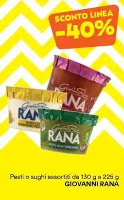 Unes Pesti o sughi assortiti Giovanni Rana offerta