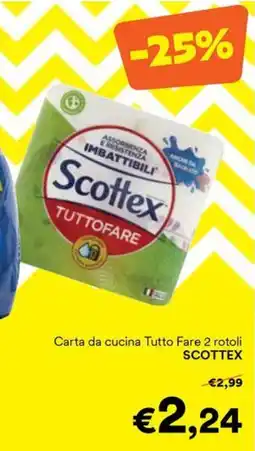 Unes Scottex Carta da cucina Tutto Fare offerta