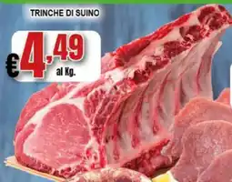 Risparmio Supermercati Trinche di suino offerta