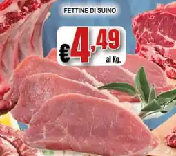 Risparmio Supermercati Fettine di suino offerta