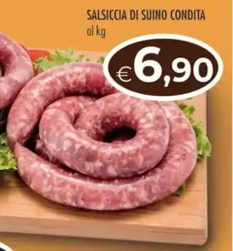 Salsiccia di suino condita