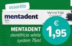 Il Tulipano Mentadent dentifricio white system offerta