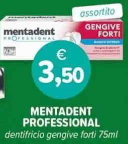 Il Tulipano Mentadent Professional dentifricio gengive forti offerta