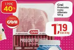 Crai Crai Prosciutto Cotto Affettato offerta