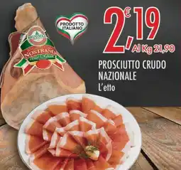 Crai Prosciutto crudo nazionale offerta