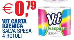 Casalandia Vit carta igienica salva spesa offerta