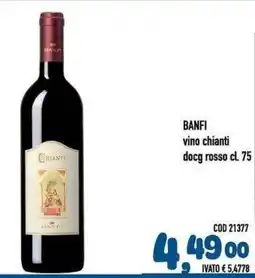 Del Prete Distribuzioni Banfi vino chianti docg rosso offerta