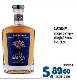 Del Prete Distribuzioni Castagner grappa barrique ciliegio offerta