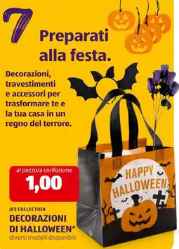 ALDI Jes collection decorazioni di halloween offerta