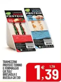 Ard Discount Tramezzini proteici tonno e formaggio offerta