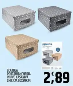 Ard Discount Scatola portabiancheria in pvc kasaviva chic offerta
