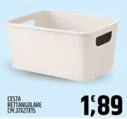 Ard Discount Cesta rettangolare offerta