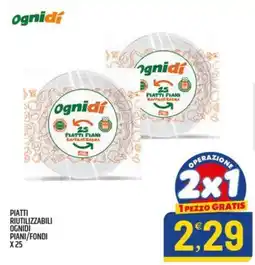 Ard Discount Piatti riutilizzabili Ognidi offerta