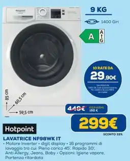 DIMOStore Lavatrice NF98WK IT Hotpoint offerta