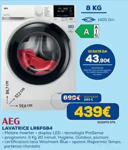 DIMOStore AEG Lavatrice LR6FG84 offerta
