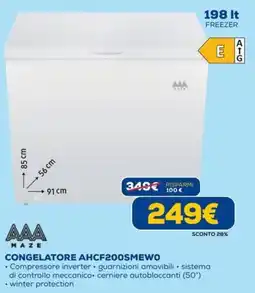 DIMOStore Congelatore Ahcf200smevo offerta