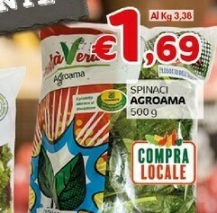 Crai Agroama spinaci offerta