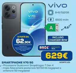 DIMOStore vivo smartphone v70 5g offerta