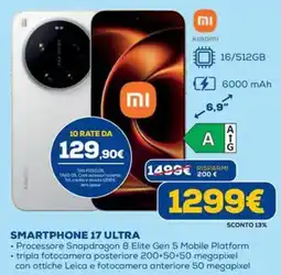 DIMOStore Xiaomi Smartphone 17 Ultra offerta