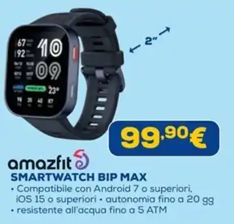 Amazfit smartwatch bip max