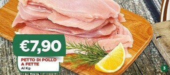 Petto di pollo a fette