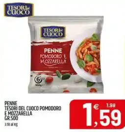 Ard Discount Penne Tesori del Cuoco Pomodoro e Mozzarella offerta