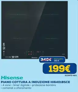 DIMOStore Hisense piano cottura a induzione hi6401bsce offerta