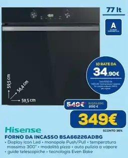 DIMOStore Hisense forno da incasso offerta