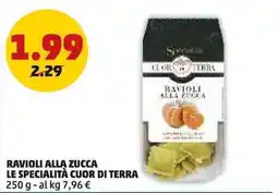 PENNY Ravioli alla zucca Le specialità Cuor di Terra offerta