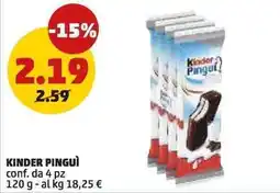PENNY Kinder Pinguì offerta