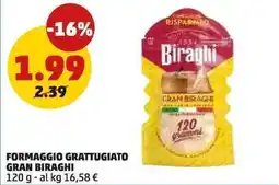 PENNY Formaggio grattugiato Gran Biraghi offerta
