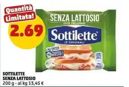 PENNY Sottilette senza lattosio offerta