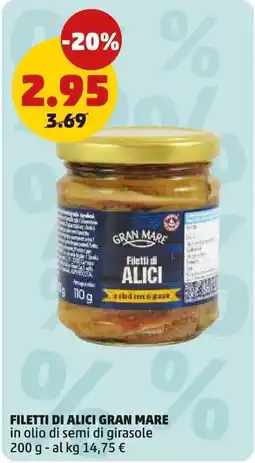 PENNY Filetti di Alici Gran Mare offerta