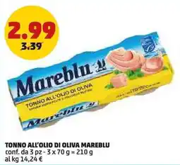 PENNY Tonno all'olio di oliva Mareblu offerta