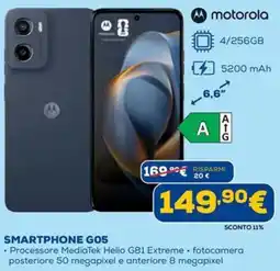 DIMOStore Motorola Smartphone G05 offerta