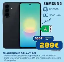 DIMOStore Samsung Smartphone Galaxy A27 offerta