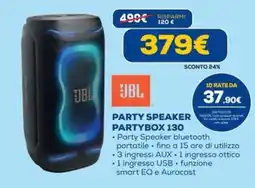 DIMOStore JBL Party Speaker Partybox 130 offerta