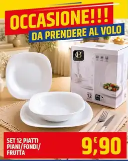 Ard Discount Set 12 piatti piani/fondi/frutta Creative offerta