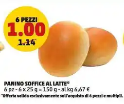 PENNY Panino soffice al latte offerta