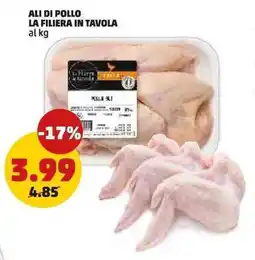 PENNY Ali di pollo La filiera in tavola offerta