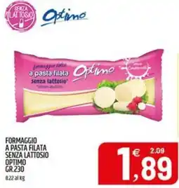 Ard Discount Formaggio a pasta filata senza lattosio Optimo offerta