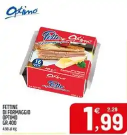Ard Discount Fettine di formaggio Optimo offerta