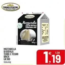 Ard Discount Mozzarella di bufala Terre e Tesori offerta