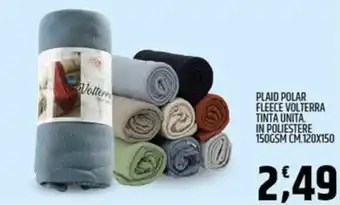 Plaid polar fleece Volterra