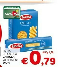 Crai Pasta di semola offerta
