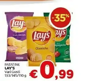 Crai Patatine classiche 145 g(ml) offerta