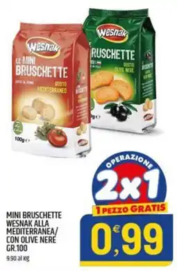 Ard Discount Mini bruschette Wesnak alla mediterranea offerta